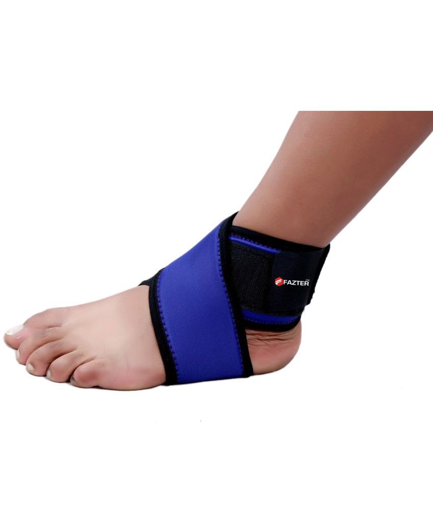     			FAZTER Extreme Ankle Binder for Ankle Injuries Pain Relief,One Size Fits To All-Universal Ankle Support (Blue)