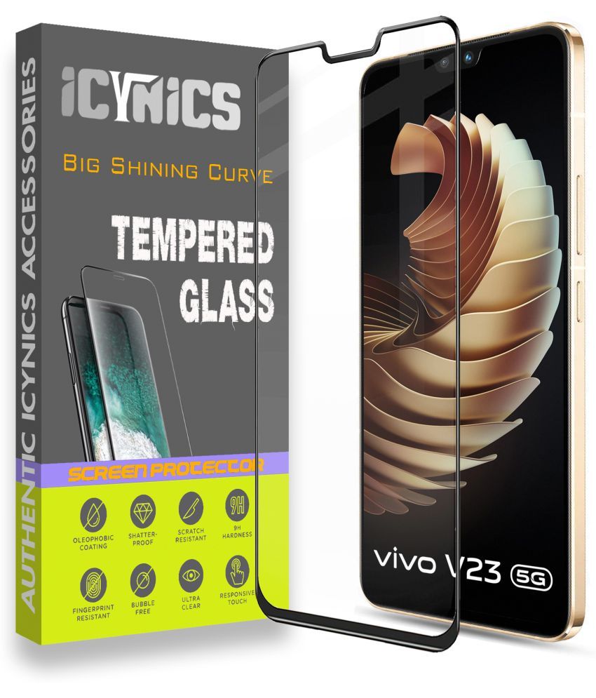     			Icynics Tempered Glass Compatible For Vivo V23 5G ( Pack of 1 )