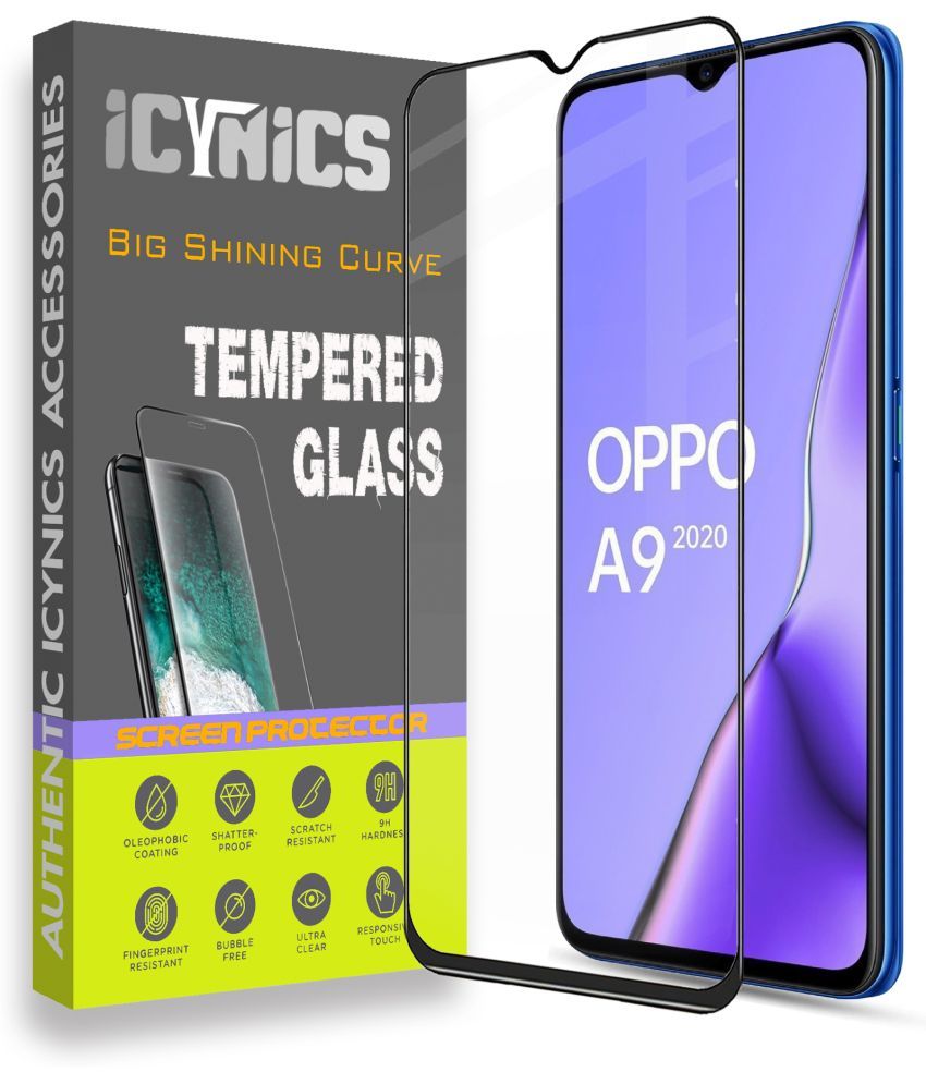     			Icynics Tempered Glass Compatible For Oppo A9 2020 ( Pack of 1 )