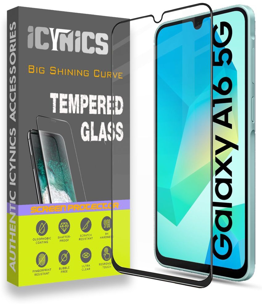     			Icynics Tempered Glass Compatible For Samsung Galaxy A16 5G ( Pack of 1 )