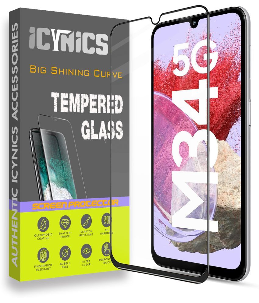     			Icynics Tempered Glass Compatible For Samsung Galaxy M34 5G ( Pack of 1 )