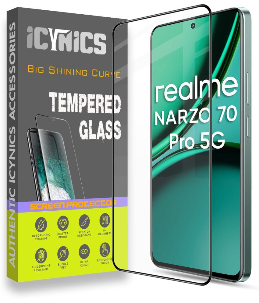     			Icynics Tempered Glass Compatible For Realme Narzo 70 Pro 5G ( Pack of 1 )