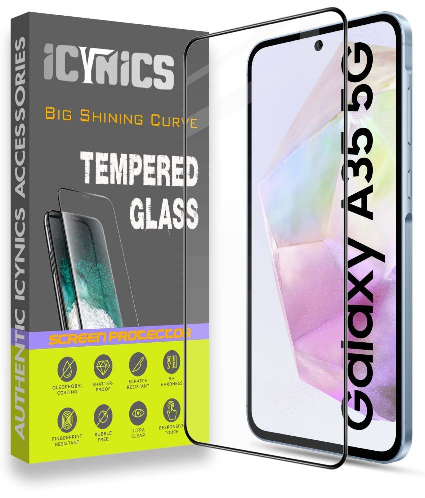     			Icynics Tempered Glass Compatible For Samsung Galaxy A35 5G ( Pack of 1 )