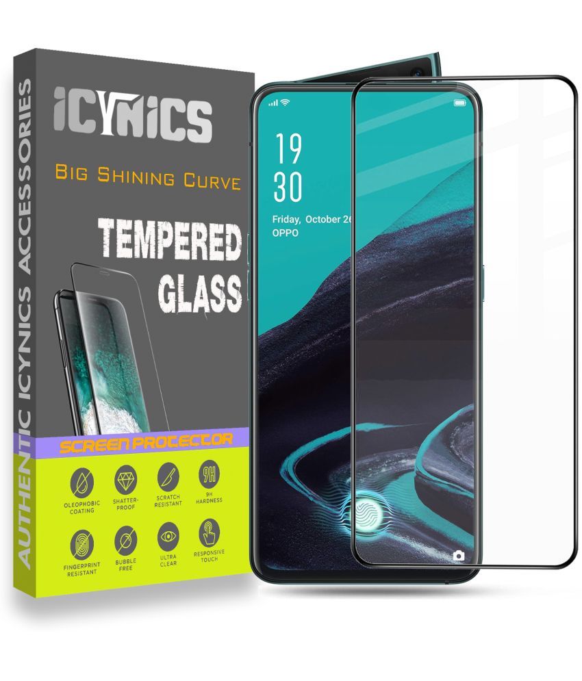     			Icynics Tempered Glass Compatible For Oppo Reno 2 ( Pack of 1 )