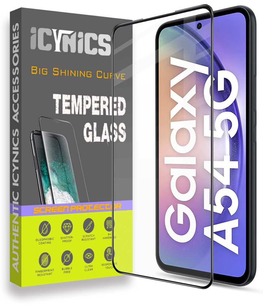     			Icynics Tempered Glass Compatible For Samsung Galaxy A54 5G ( Pack of 1 )