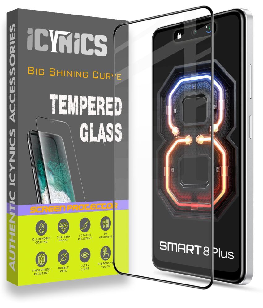     			Icynics Tempered Glass Compatible For Infinix Smart 8 Plus ( Pack of 1 )