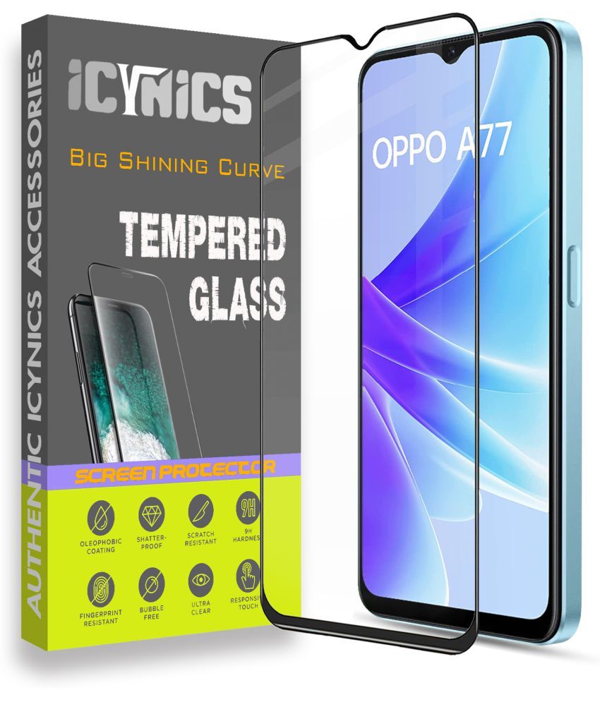     			Icynics Tempered Glass Compatible For Oppo A77 ( Pack of 1 )