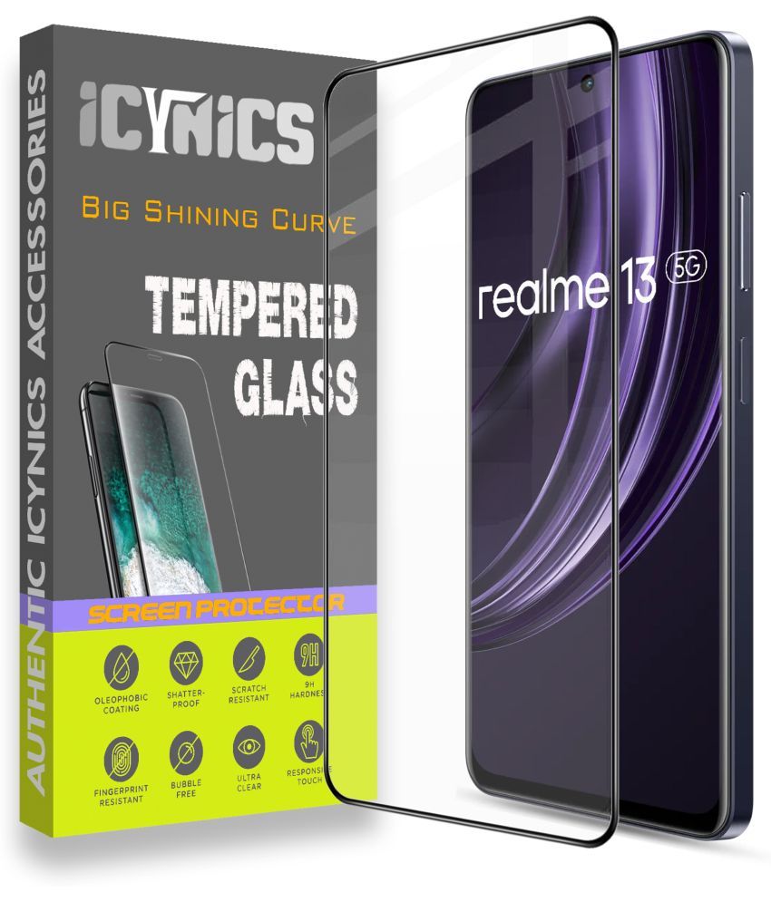     			Icynics Tempered Glass Compatible For realme 13 5G ( Pack of 1 )