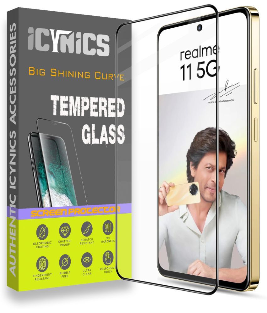     			Icynics Tempered Glass Compatible For Realme 11 5G ( Pack of 1 )