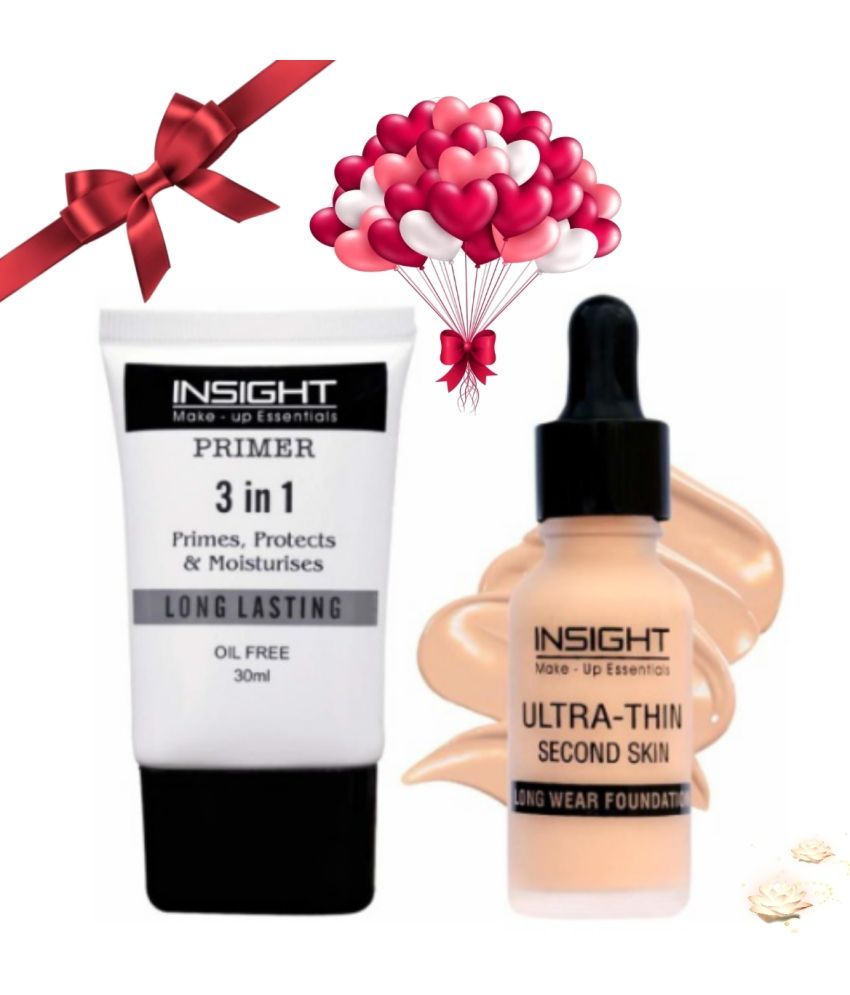     			Insight Makeup Kit ( 3 in 1 Primer, 1 Ultra-Thin Second Skin Foundation )