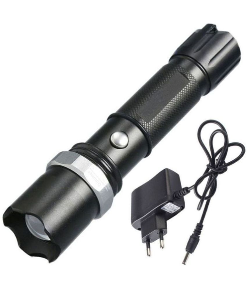     			Stylopunk - 2W Rechargeable Flashlight Torch ( Pack of 1 )