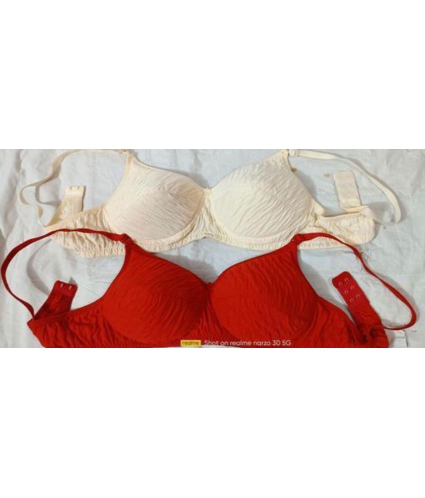     			ultraundies Pack of 2 Cotton Blend Lightly Padded Everyday Bra For Women ( Multicolor )