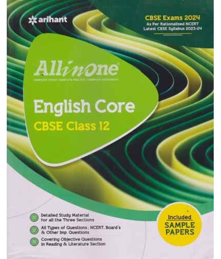     			Arihant All In One English Core Cbse Class - 12, By Srishti Agarwal & Vaishali Jaiswal