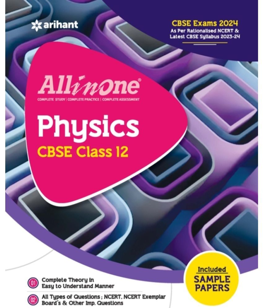     			Arihant All In One Physics Cbse Class 12 Included Sample Papers  2023