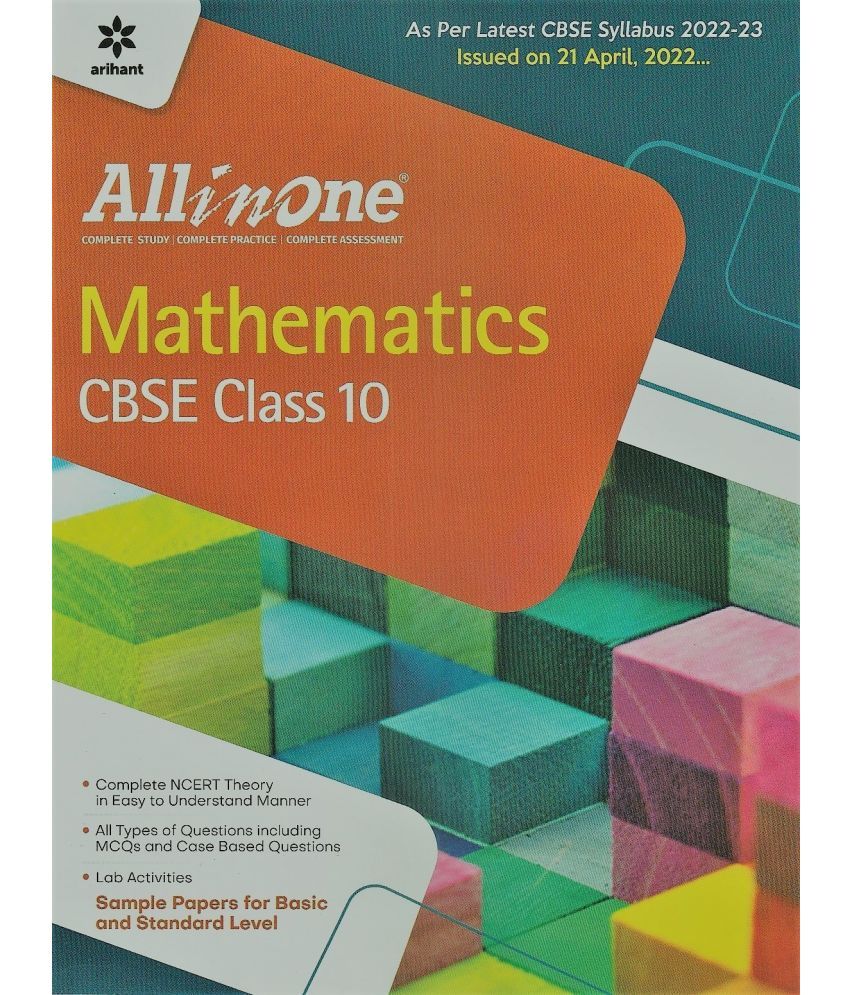     			Cbse Arihant All In One Mathematics Class 10 Arihant Prakashan