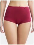 Jockey Pack of 1 Cotton Boy Shorts For Women ( Red )