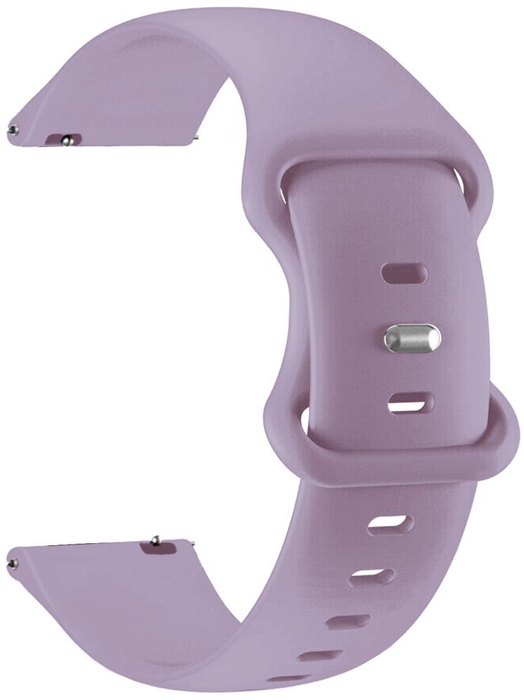     			ACM Watch Strap Silicone Belt 22mm compatible with Fastrack Reflex Kruz Plus Smartwatch Sports Dual Closure Band Purple