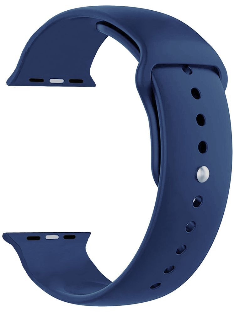     			ACM Watch Strap Slide Silicone Belt compatible with Maxima Max Pro Regal Smartwatch Sports Band Dark Blue