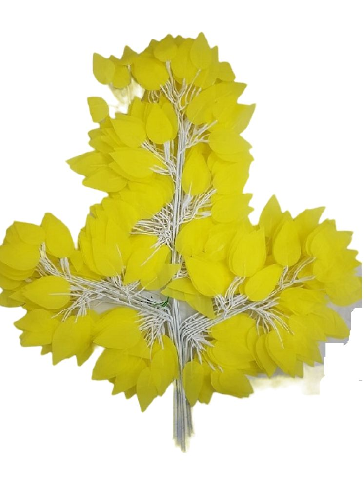     			Green plant indoor - Yellow Wild Artificial Flowers Bunch ( Pack of 12 )