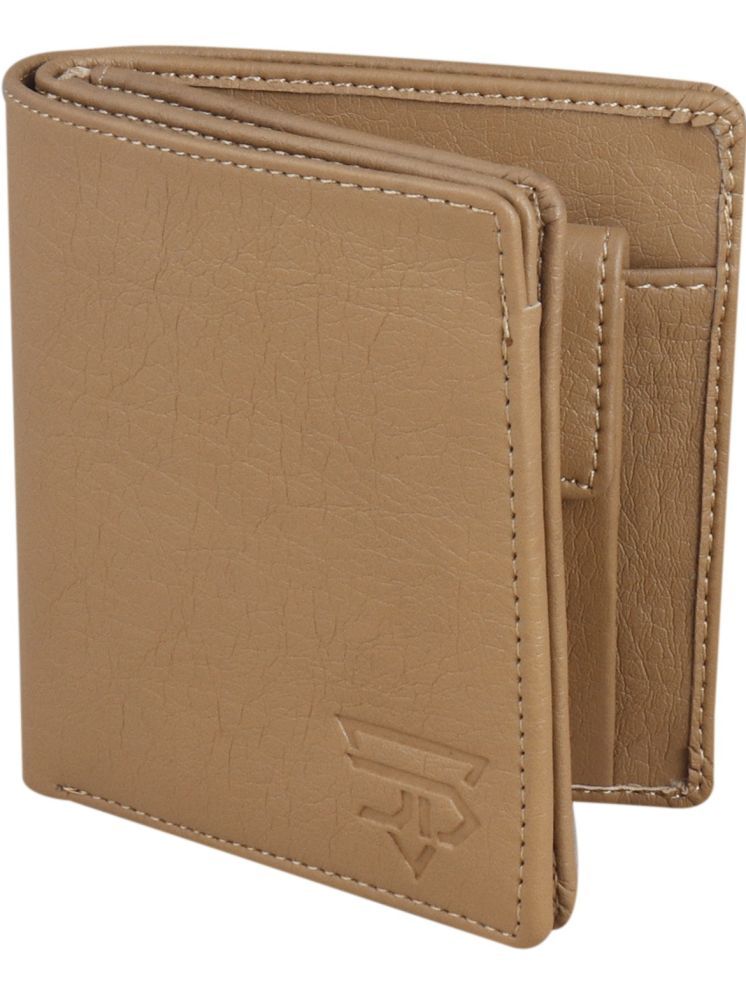     			JND Beige PU Men's Regular Wallet ( Pack of 1 )