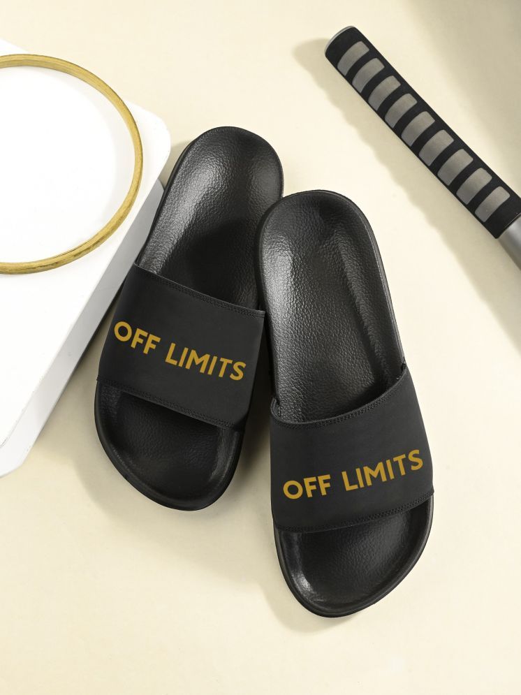     			OFF LIMITS Black Men's Slide Flip Flop