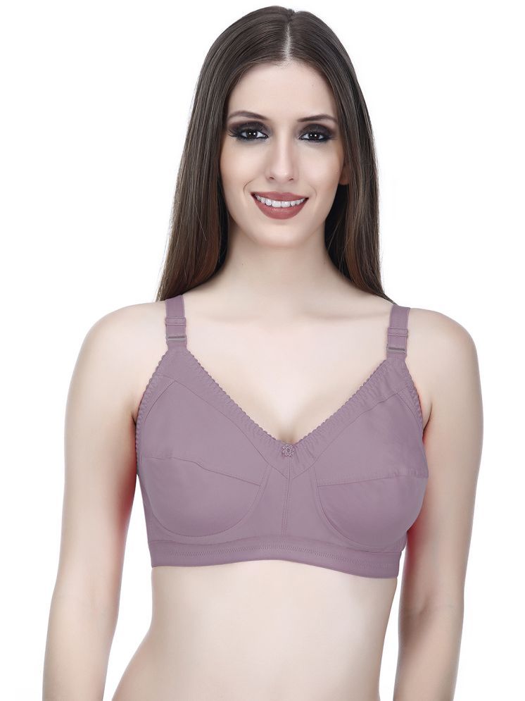     			Elina Pack of 1 Cotton Non Padded Minimizer Bra For Women ( Mauve )