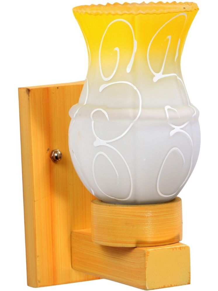     			VAGalleryKing Yellow Up Light Wall Lamp ( Pack of 1 )