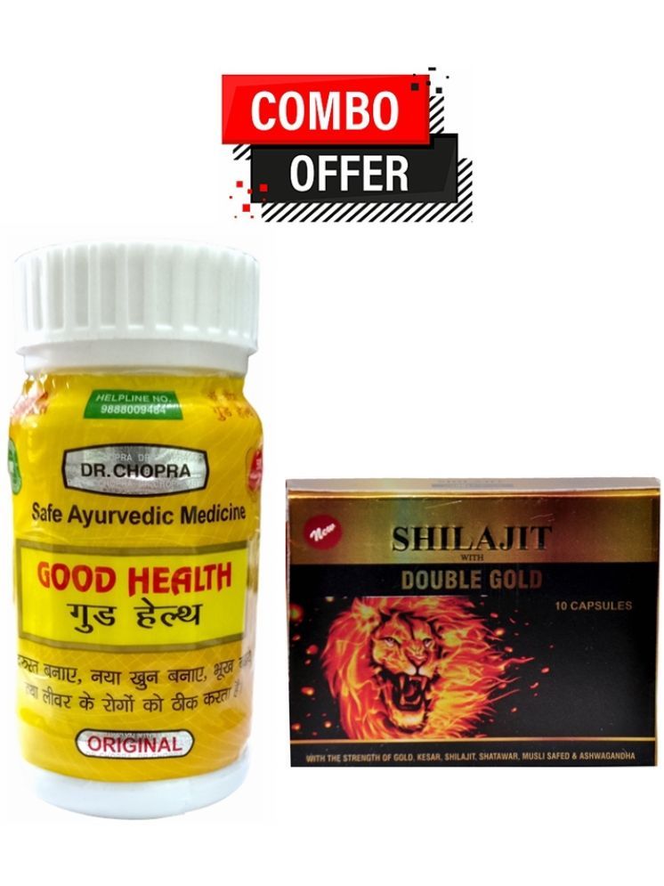     			Dr. Chopra Good Health Capsule 50no.s & Shilajit With Double Gold Cap 10 no.s