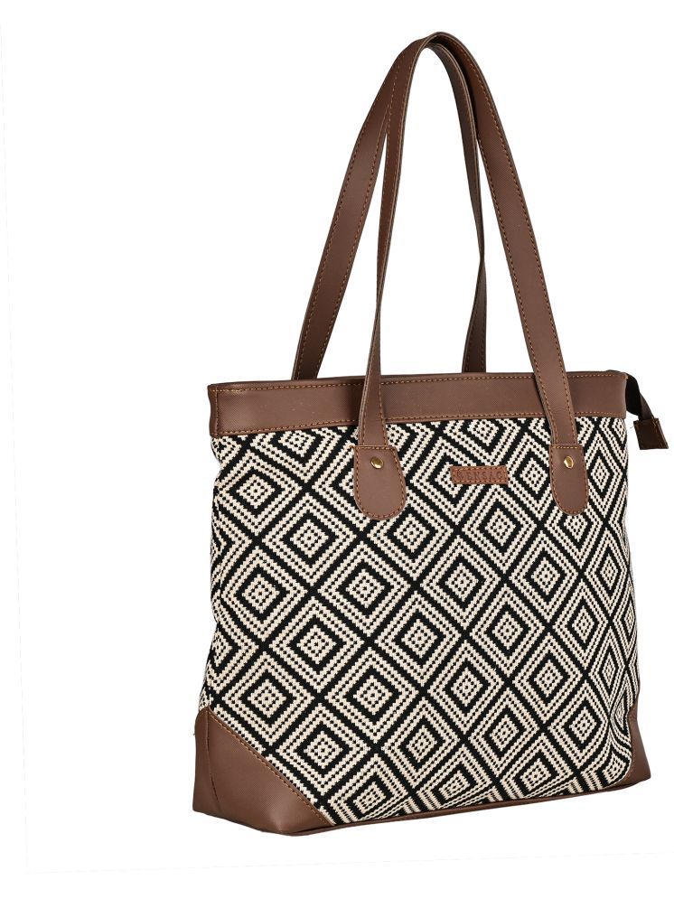     			ENSAC Tote Bag Cotton Set of 1 ( Brown )