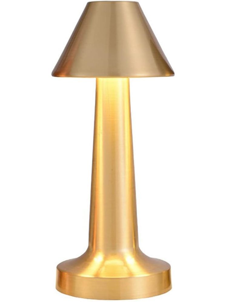     			Gjshop Gold Table Lamp ( Pack of 1 )