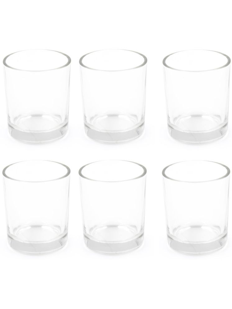     			Green plant indoor Shot Glasses  6 PCS Glass Plain Shot Glasses 40 ml ( Pack of 6 ) Transparent