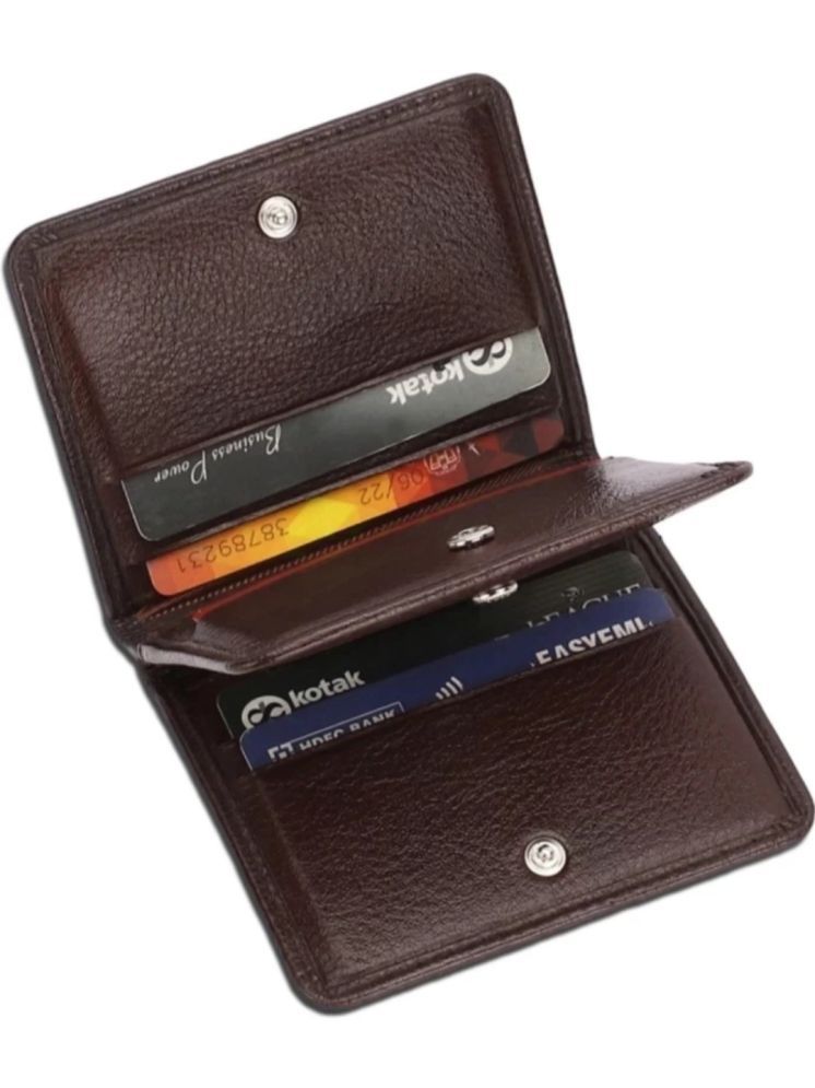     			HIDEFLIX Brown Leather Men's Short Wallet ( Pack of 1 )