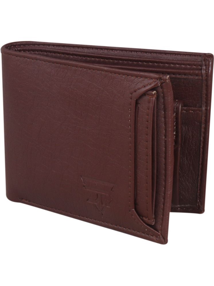     			JND Brown 100% Leather Men's Regular Wallet ( Pack of 1 )