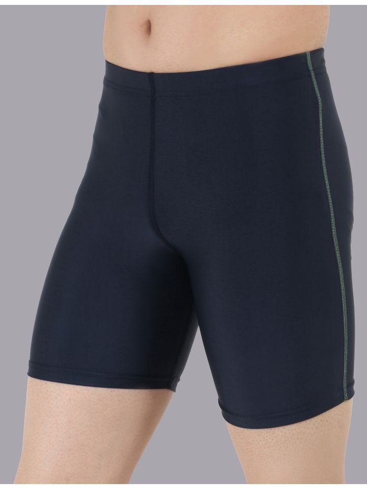     			NEVER LOSE Navy Polyester Men's Cycling Shorts ( Pack of 1 )