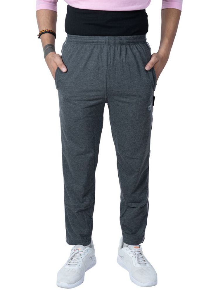     			TF Dark Grey Cotton Blend Men's Sports Trackpants ( Pack of 1 )