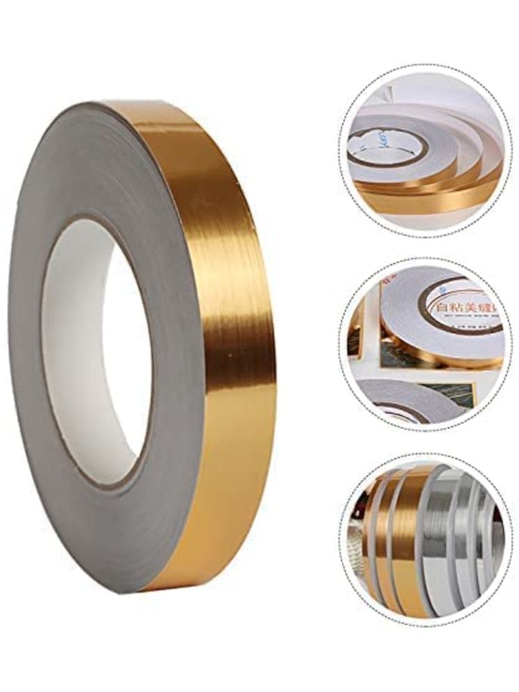     			sekhmet Gold Single Sided Decorative Tape ( Pack of 1 )