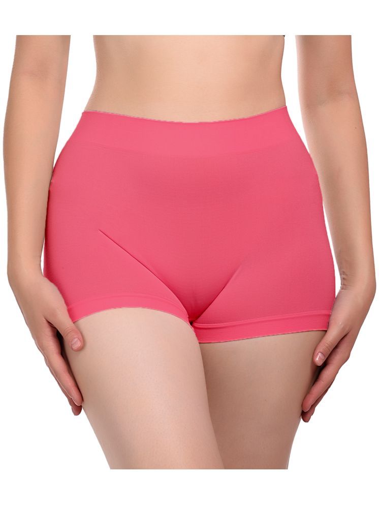     			Madam Pack of 1 Cotton Lycra Boy Shorts For Women ( Magenta )