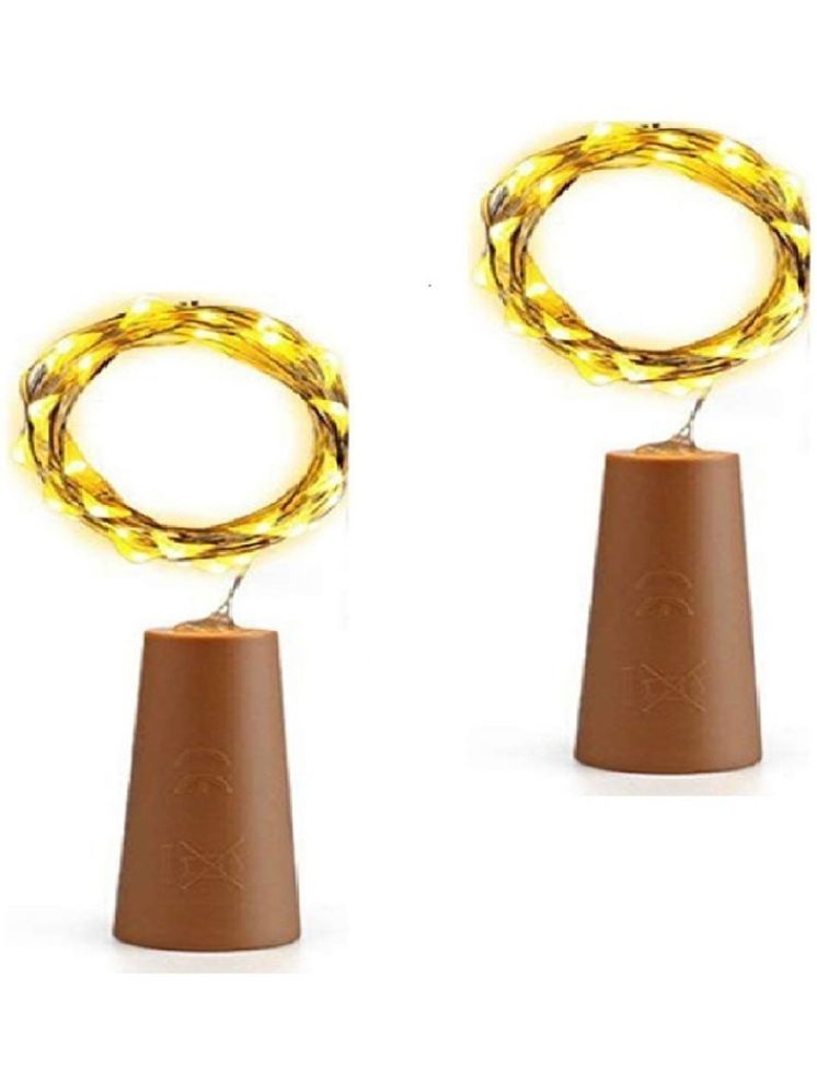     			ZESTRUM Gold 3M Cork light ( Pack of 2 )