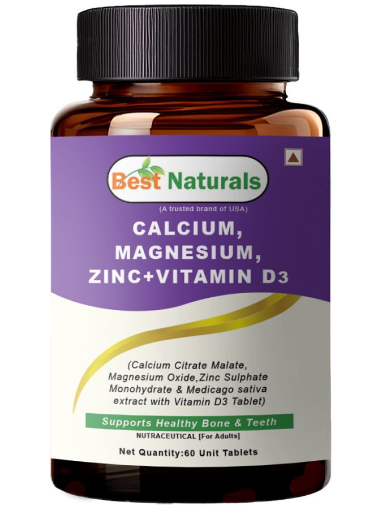     			Best Naturals Calcium Magnesium Zinc Tablet with Vitamin D3 60 No.s