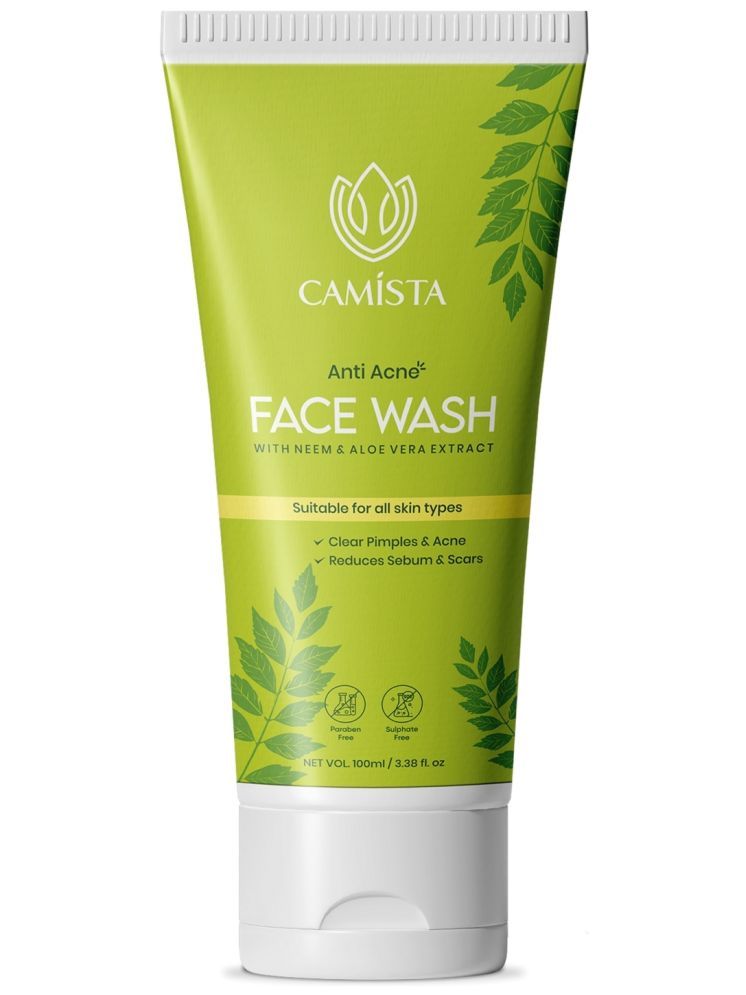     			CAMISTA Anti Acne Face Wash with Neem & Aloe Vera Extract , 100ml