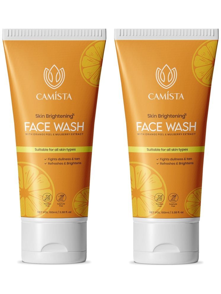     			CAMISTA Skin Brightening Face Wash with Orange Peel & Mulberry Extract ,200ml