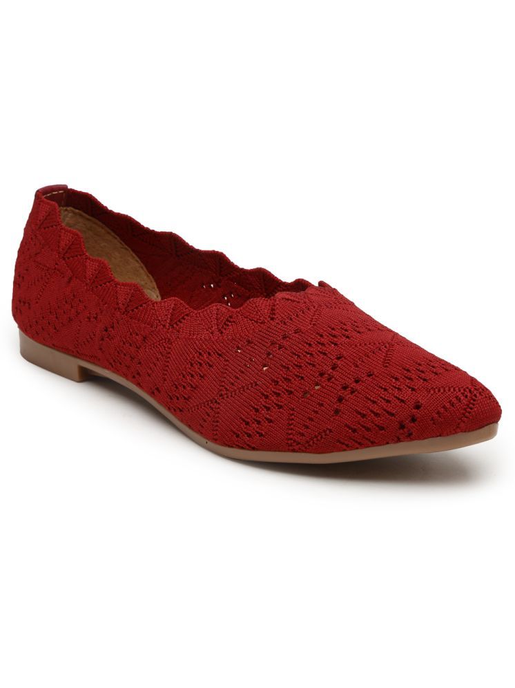     			Carrito Red Women's Casual Ballerinas