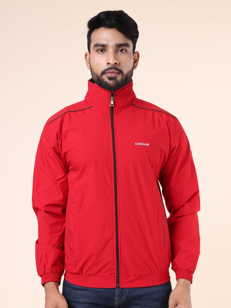     			Dollar Polyester Blend Men's Quilted & Bomber Jacket - Red ( Pack of 1 )