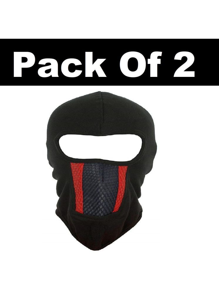     			H-STORE Black Solid Cotton Face Cover