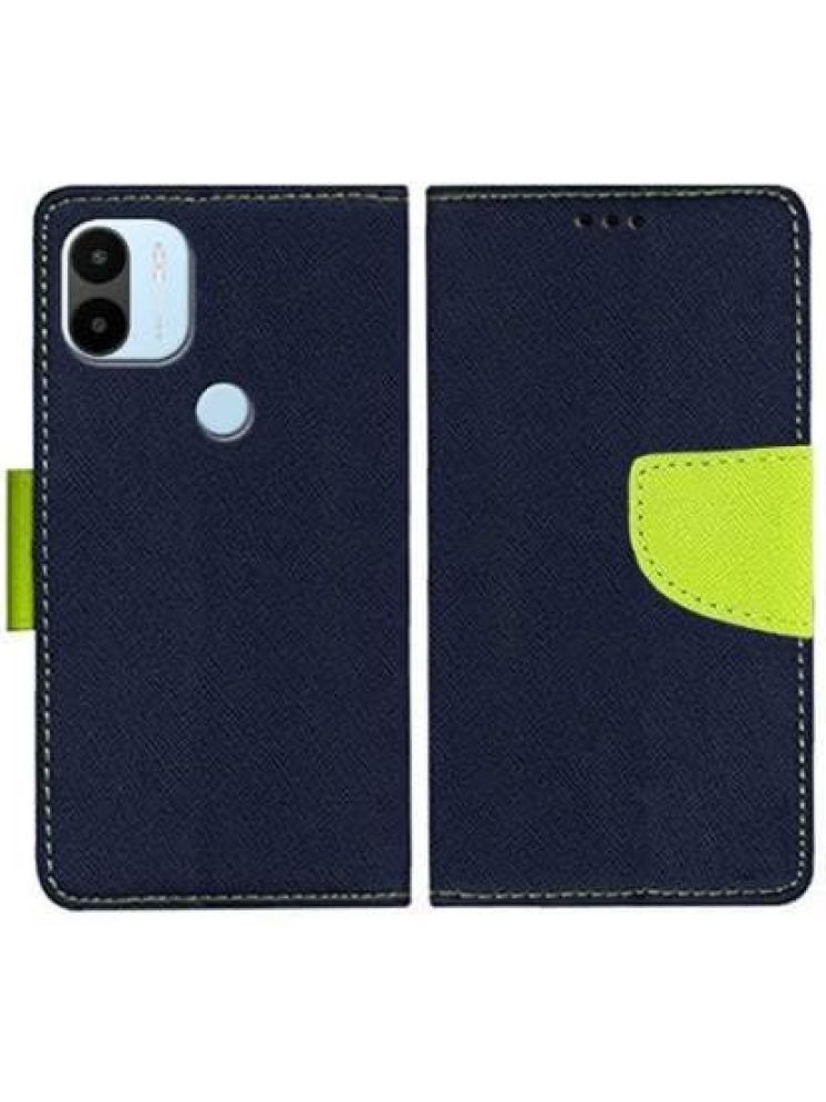     			Masque Green Flip Cover Artificial Leather Compatible For POCO C50 ( Pack of 1 )