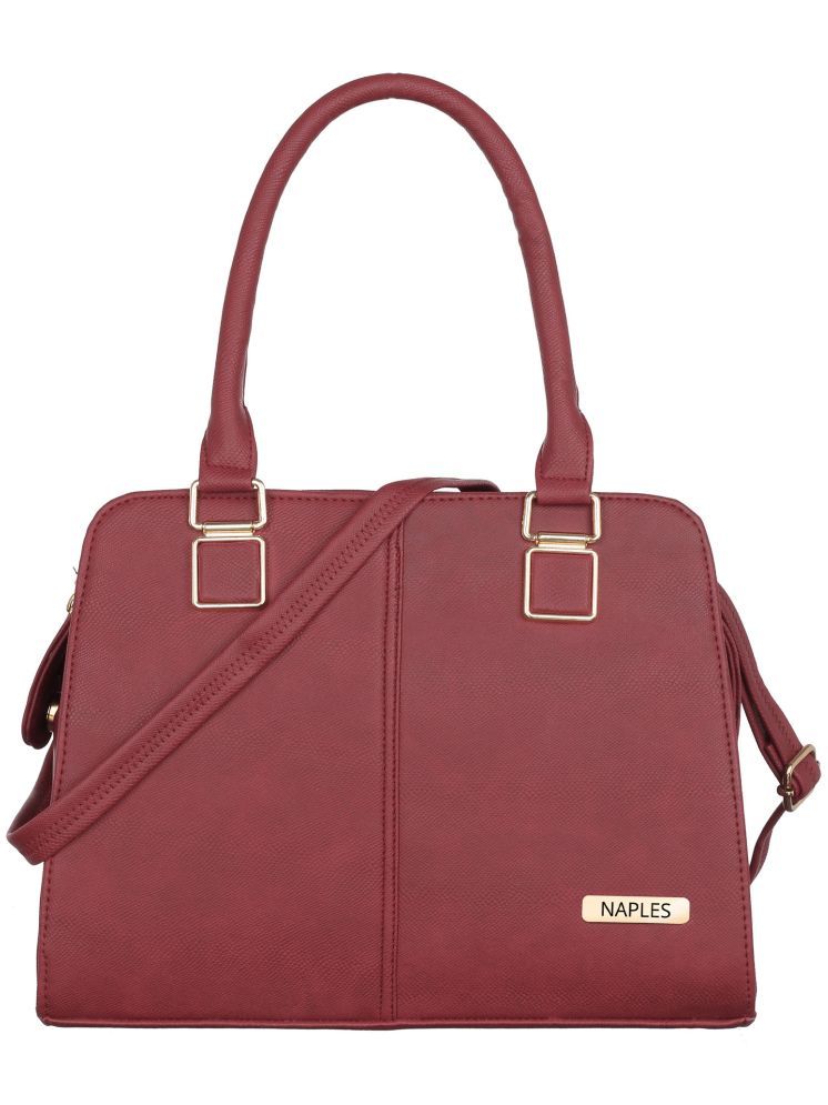     			Naples Shoulder Bag PU Set of 1 ( Maroon )