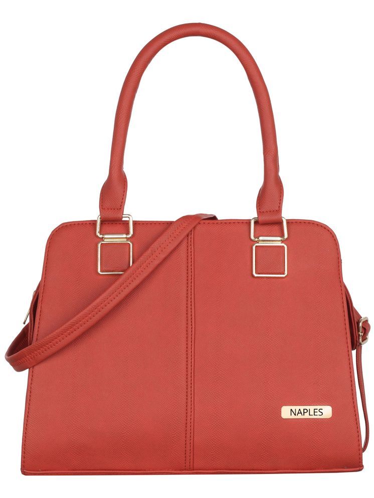     			Naples Shoulder Bag PU Set of 1 ( Red )