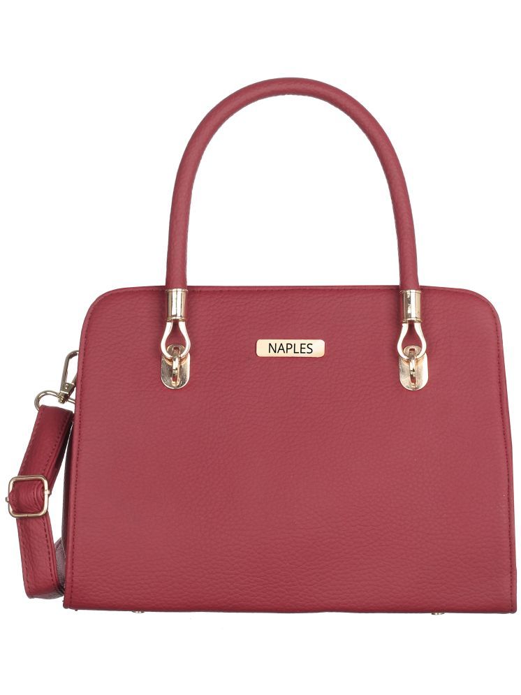     			Naples Shoulder Bag PU Set of 1 ( Maroon )