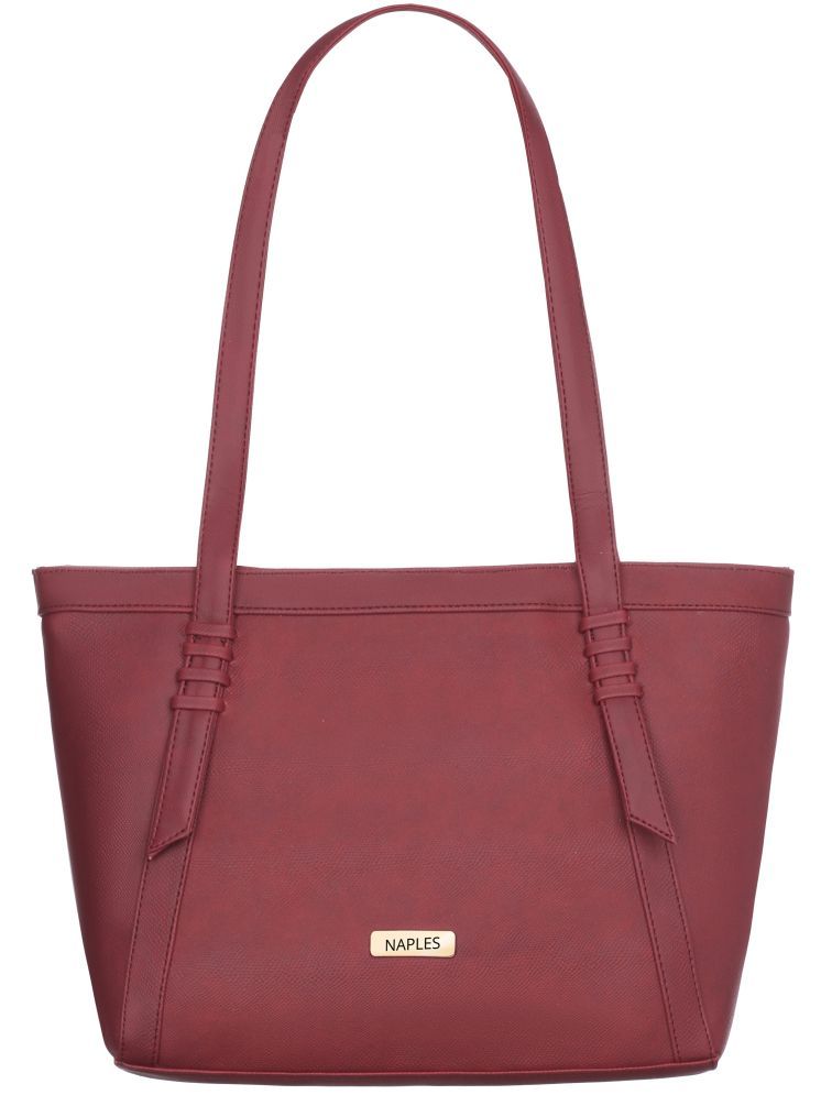     			Naples Shoulder Bag PU Set of 1 ( Maroon )