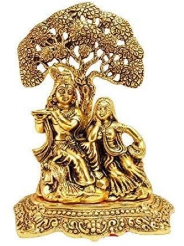     			Shri Astha Vinayak Brass Radha Krishna Idol ( 8 cm )